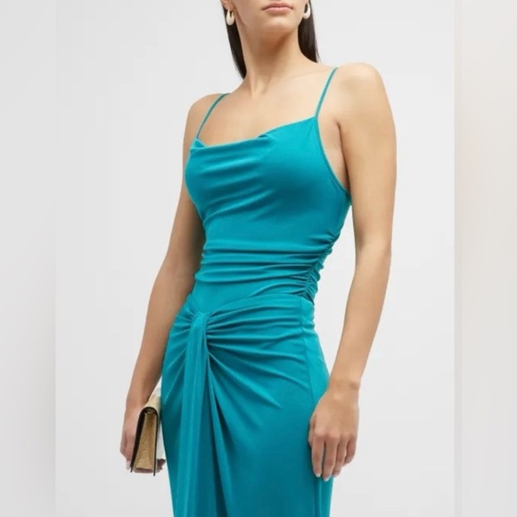 Cinq a Sept Marta Elegant Teal Bodysuit size Large - Picture 1 of 5